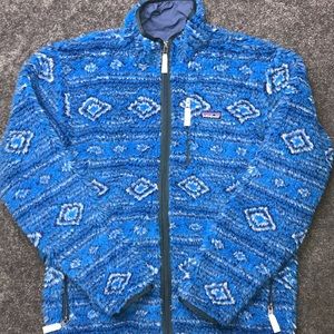 Patagonia Deep Pile Aztec print fleece Size Large